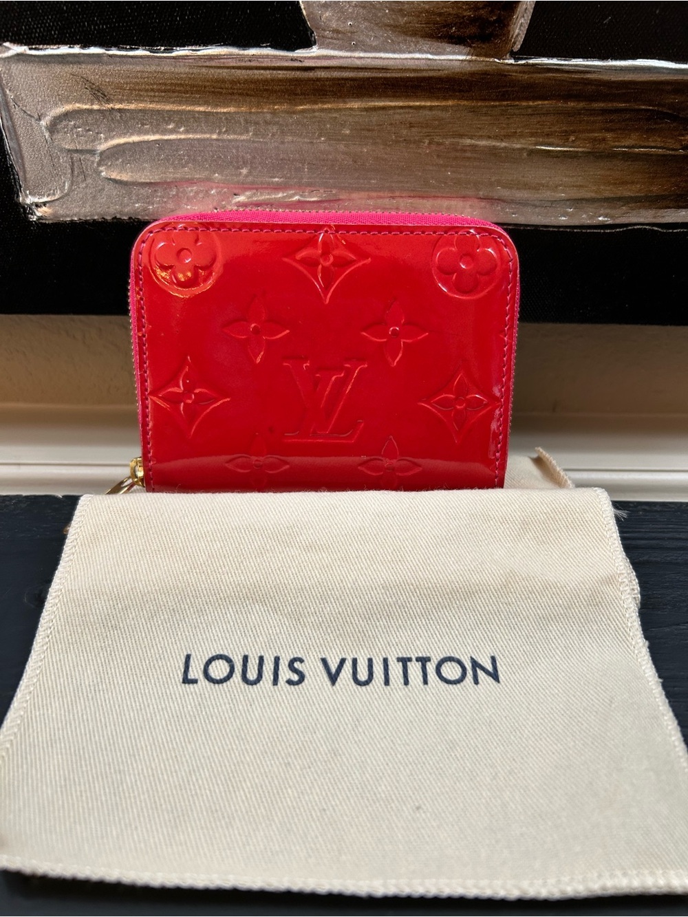 Louis Vuitton Monogram Vernis Zippy Coin/Card Purse